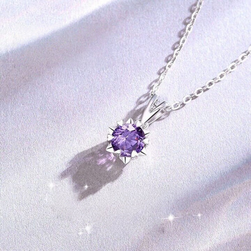 Amethyst Fortune Necklace Star Violet
