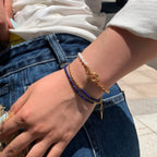 Vintage Double‑Layer Rice Bead Bracelet - Mindfulness&Empowerment