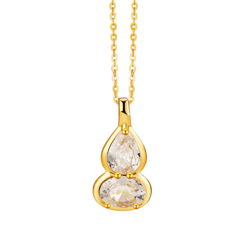 Birthstone Necklace for 12 Months, Lucky Fortune Pendant Birthday Gift for Her