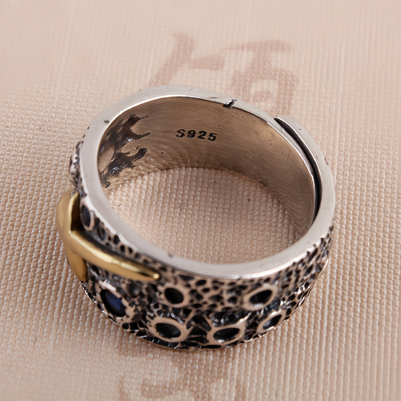 Bague en améthyste naturelle irrégulière – Calme l'esprit, approfondit l'intuition, attire la paix