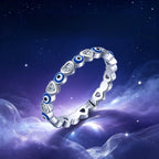Bague Porte-Bonheur Œil Bleu Contre le Mauvais Œil