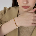 Collier en cristal naturel couronne vintage