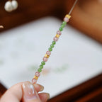 Natural Purple-Pink Jade Stackable Bracelet – Embrace Positive Energy Daily