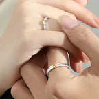Sun & Star Couple Rings – Luck That Follows You Day and Night
