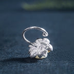 Bague Lotus en Jade Hetian - Paix Intérieure & Énergie Pure