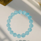 Bracelet en aigue-marine naturelle Protection et Paix