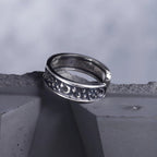 Bague en améthyste naturelle irrégulière – Calme l'esprit, approfondit l'intuition, attire la paix