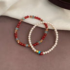 Collier en cristal naturel couronne vintage