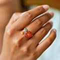 Bague Lotus Vintage Française - S'élever au-dessus de la Négativité et Protéger son Énergie