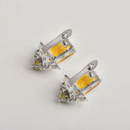 Boucles d'oreilles en cristal naturel Zorvath