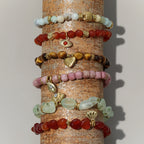 Original Niche-style Beaded Stretch Bracelet - Abundance, Peace and Self-acceptance