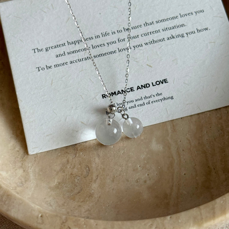 Clear Quartz Pull-Ajust Necklace - Inner purity & Clear expression