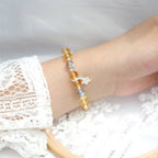 Bracelet citrine et pierre de lune Lucky Star