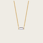 Birthstone Necklace for Women, Minimalist High-end Clavicle Chain