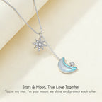 Twilight Shine Moon & Star Necklace