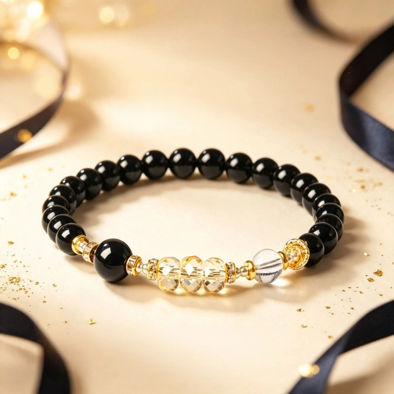 Natural Obsidian Bracelet — Protect Your Fortune