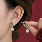 Collier Sakura en jade Hetian