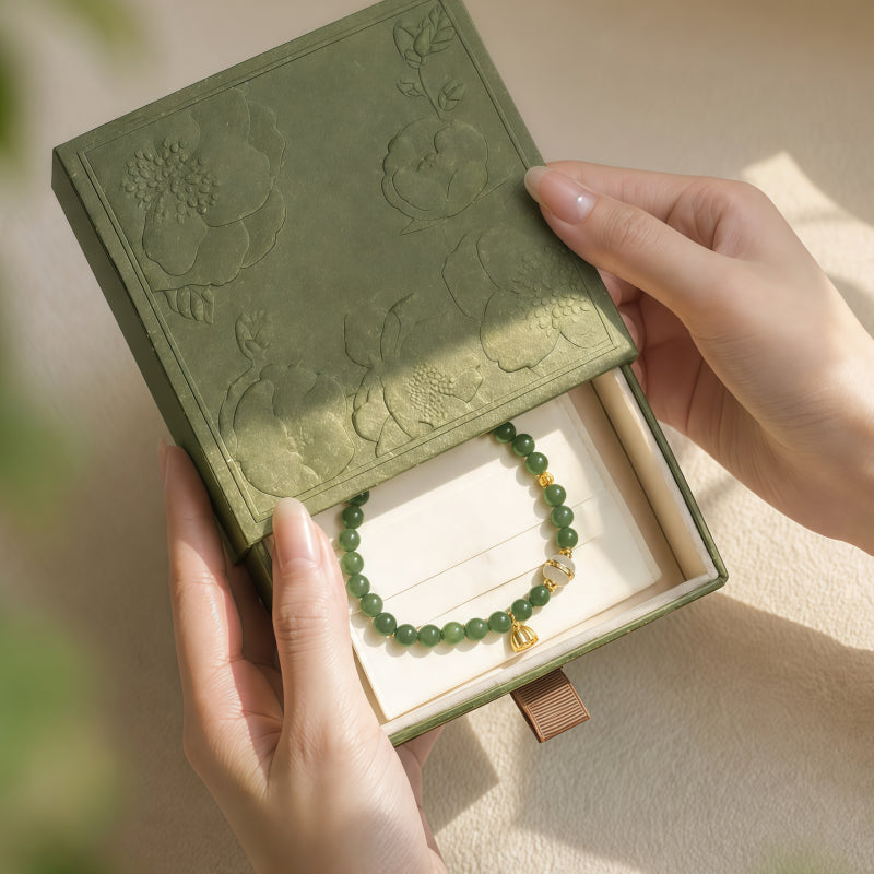 Bracelet Noble Cheval en Jade de Hetian