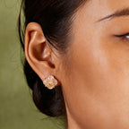 Boucles d'oreilles en cristal naturel Lotus Era