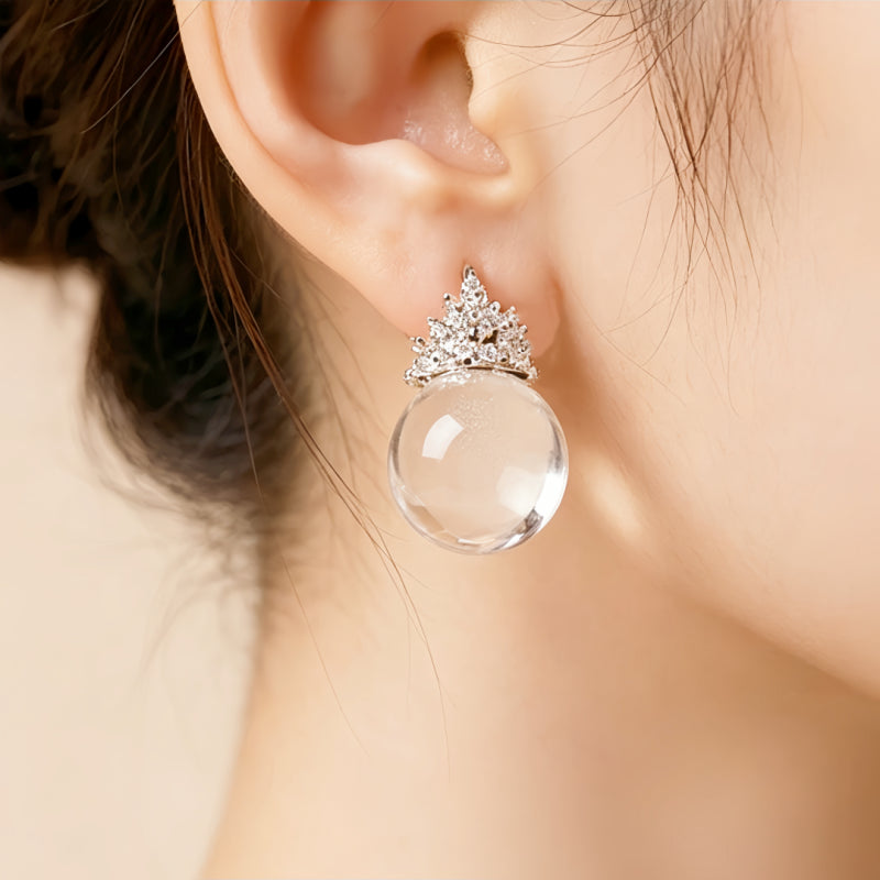 Luminara Dream Natural Crystal Earrings