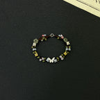 S925 Sterling Silver Butterfly Peridot Macrame Bracelet, Growth & Positive Energy Healing