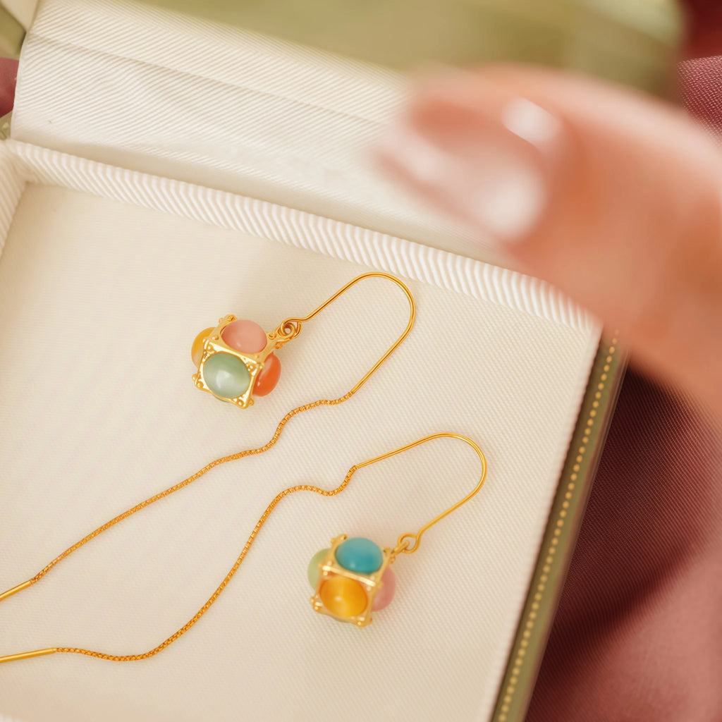 Collier Sakura en jade Hetian