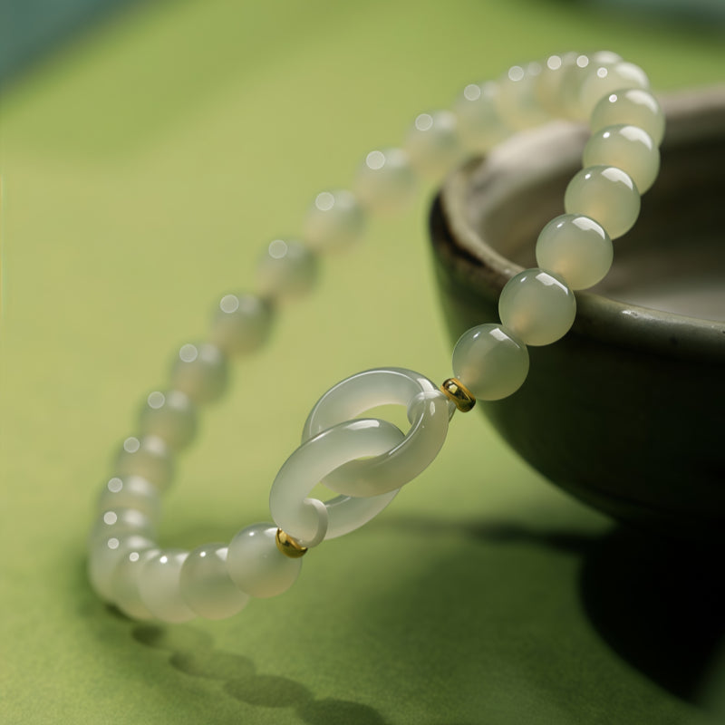 Bracelet Noble Cheval en Jade de Hetian