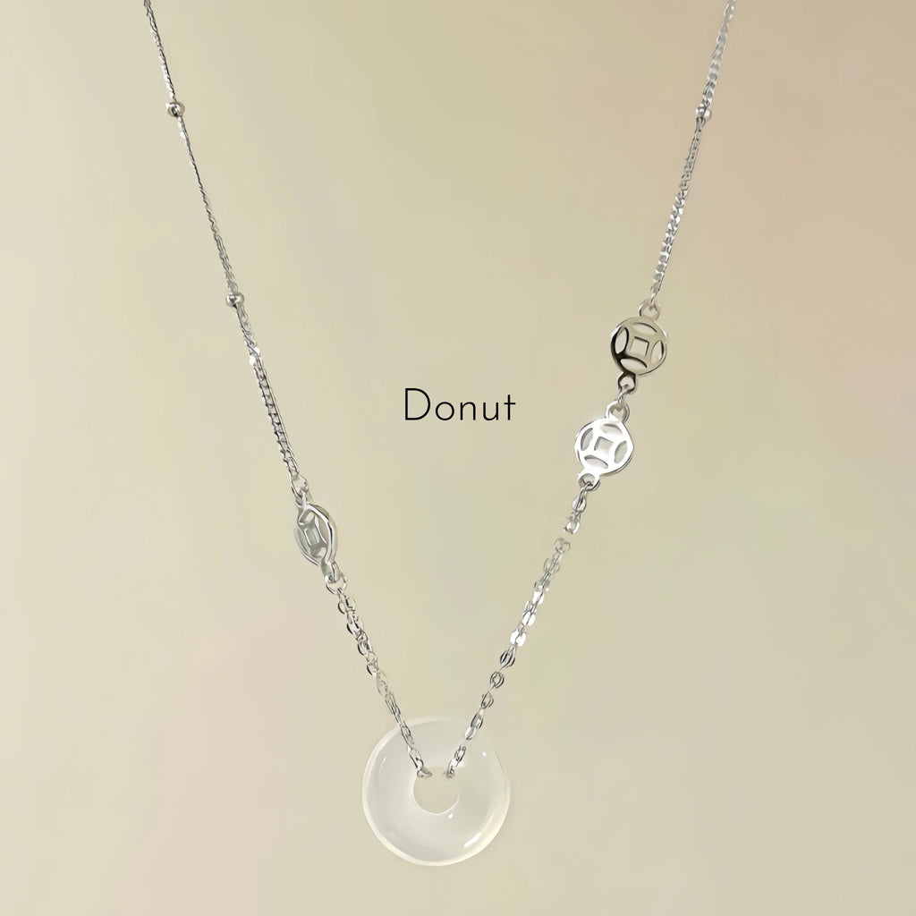 Collier à ajustement facile en quartz clair - Pureté intérieure et expression claire