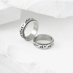 Bague en améthyste naturelle irrégulière – Calme l'esprit, approfondit l'intuition, attire la paix