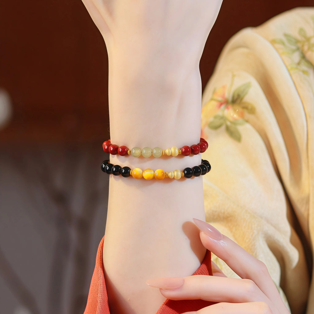 Collier en cristal naturel couronne vintage