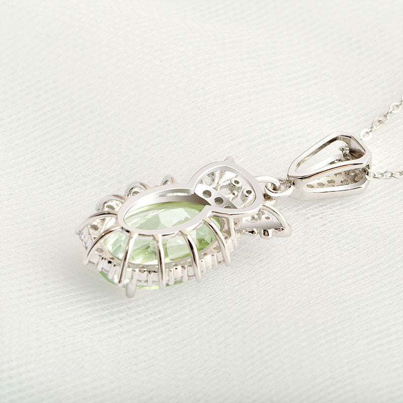 Collier en cristal naturel couronne vintage