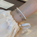 Collier en cristal naturel couronne vintage