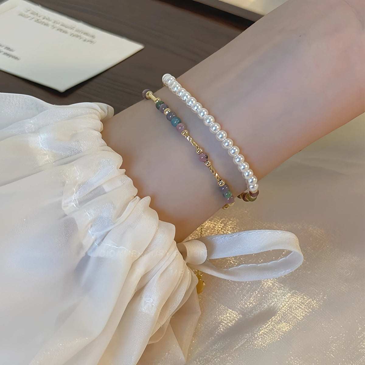 Collier en cristal naturel couronne vintage
