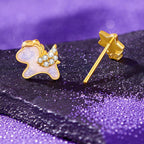 Boucles d'oreilles bouclier de veille