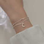 Bracelet Lune et Étoile Pacte d'Amour