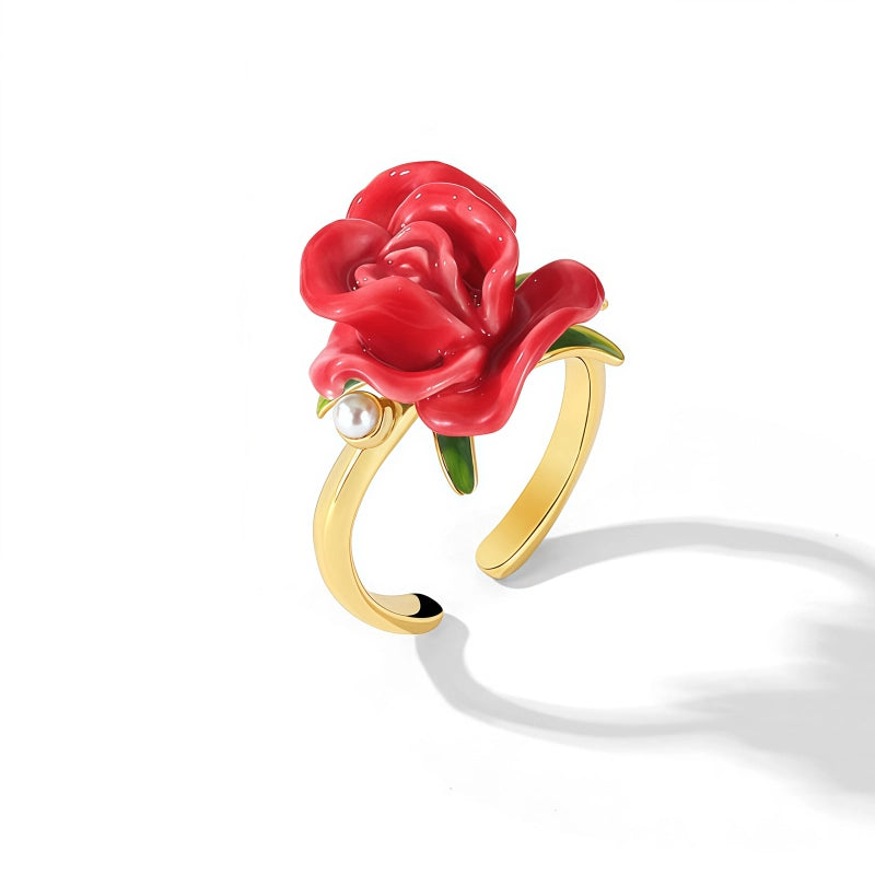 Bague Chuchotement de Nuit Rose - Bague d'Amour