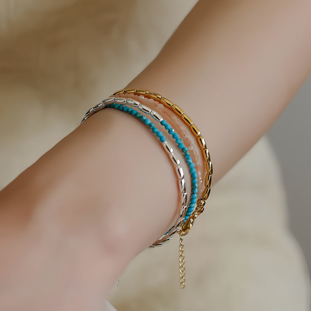 Collier en cristal naturel couronne vintage