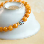 Bracelet Cloisonné Lotus Pur Ambre Naturel