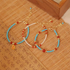 Collier en cristal naturel couronne vintage