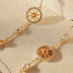 Bracelet Citrine Boussole Stellaire - Énergie Positive et Orientation