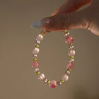 Bracelet en Cristal Naturel Talisman Éclosion de l'Amour