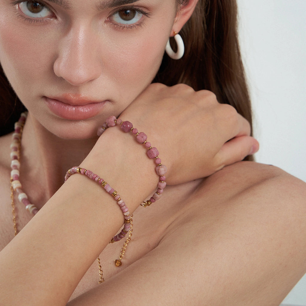 Collier en cristal naturel couronne vintage
