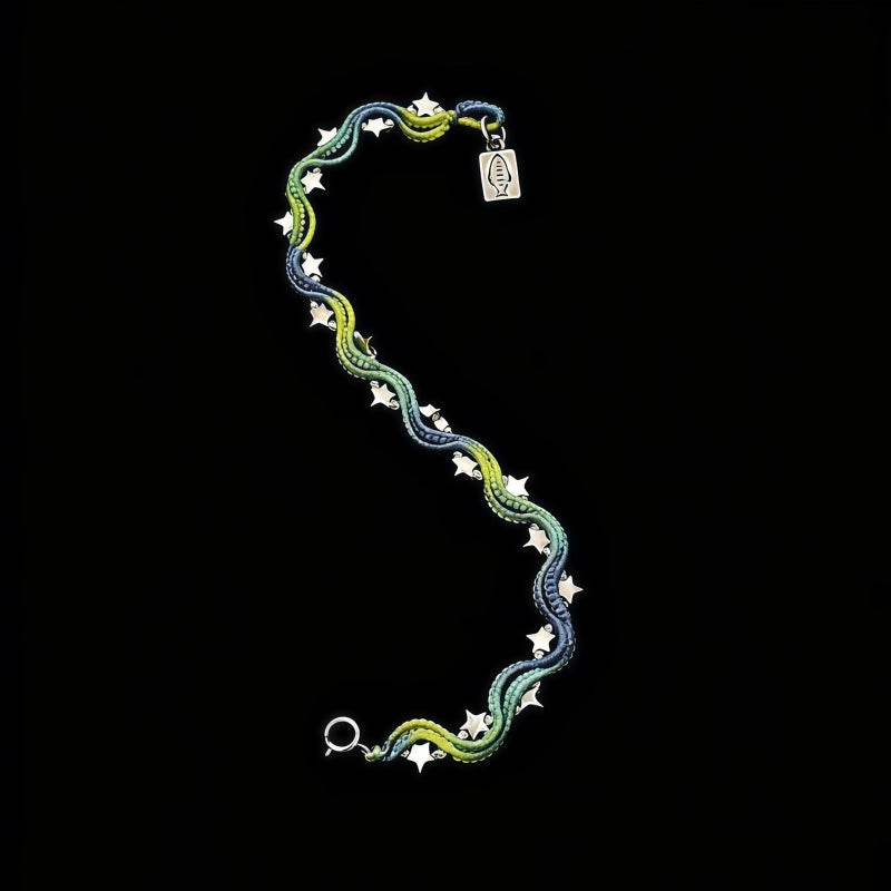 Wave Lucky Star Woven Bracelet - Freedom and Healing