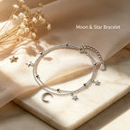 Bracelet Lune et Étoile Pacte d'Amour