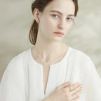 Collier Sakura en jade Hetian