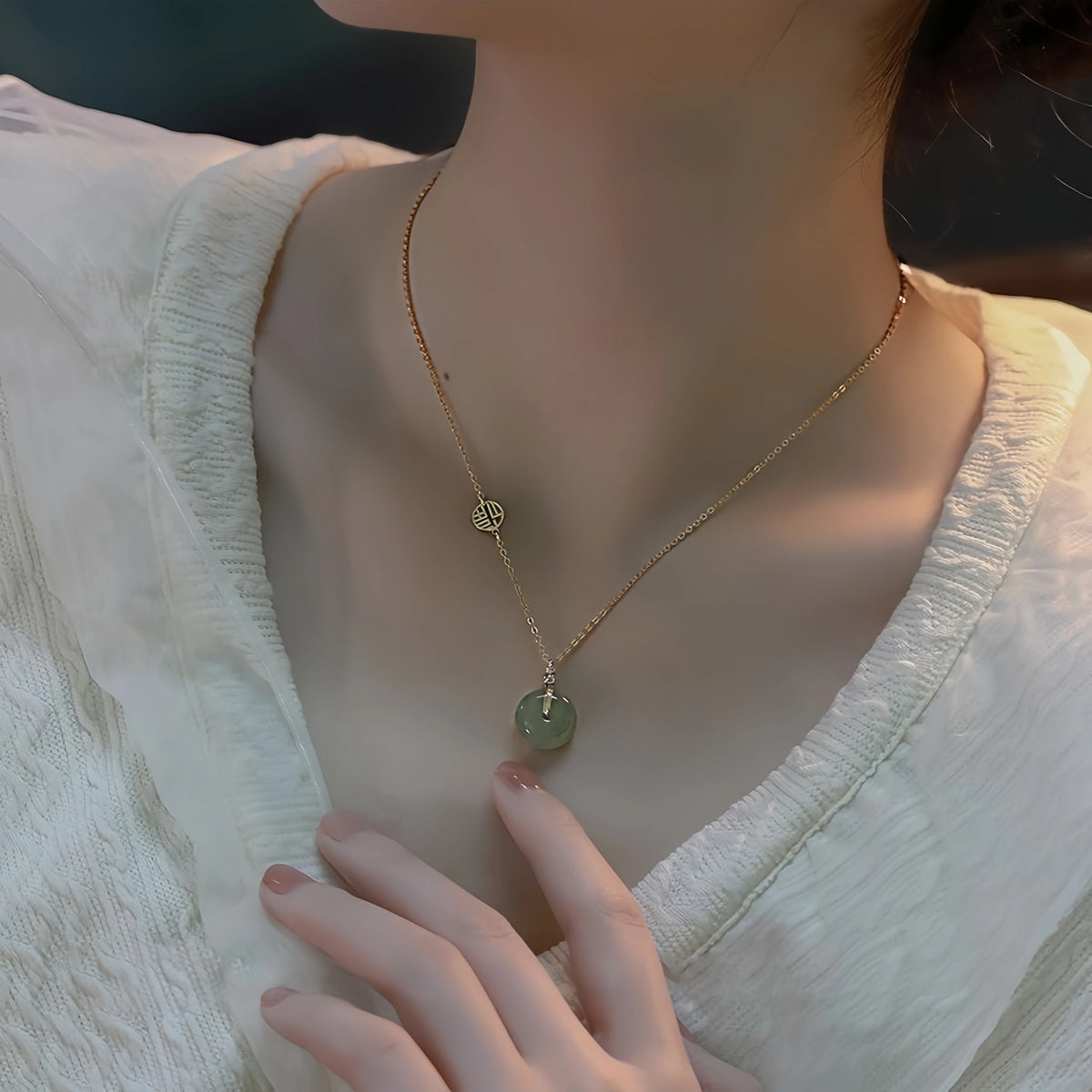 Collier à ajustement facile en quartz clair - Pureté intérieure et expression claire