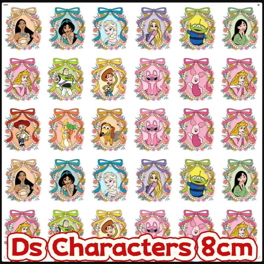 Ds Characters 8cm Acrylic Charms for DIY match game-open in live