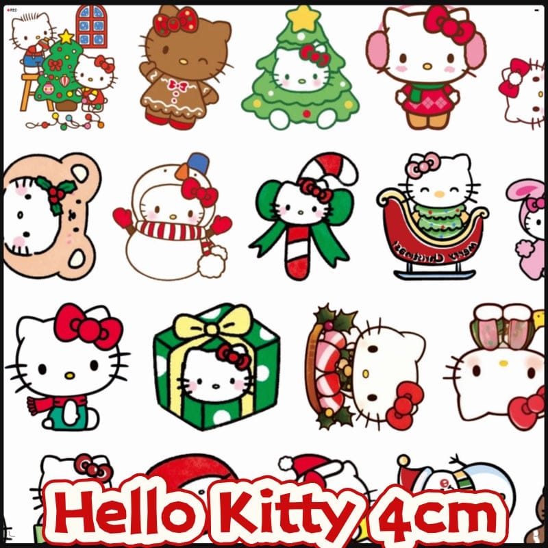 Hello Kitty 4cm Acrylic Charms for DIY match game-open in live