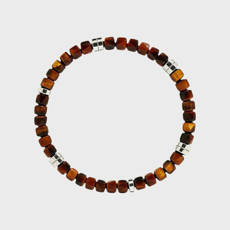 Prism Strength Natural Tiger Eye Bracelet