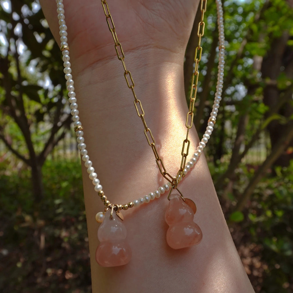 Collier à ajustement facile en quartz clair - Pureté intérieure et expression claire